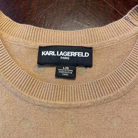 Karl Lagerfeld Camel Sweater - Picture 5 of 10